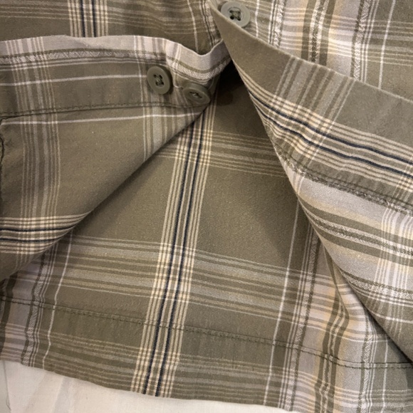 Men's Short Sleeve Green Plaid Button Down Shirt from Northcrest Size XL - Picture 4 of 7